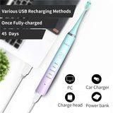 YUNCHI Sonic Electric Toothbrush Rechargeable Ultrasonic Tooth Brush 5 Brushing Modes Smart Timer 40000 Times/Min for Adult