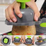 Multifunctional Vegetable Cutter Fruit Slicer Grater Peeler Potato Carrot Shredders Chopper Drain Basket For Kitchen Accessories