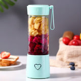 Personal Blender Shakes And Smoothies Small Mini Portable Single Fruit Juicer Mixer Usb Rechargeable Ice Blender