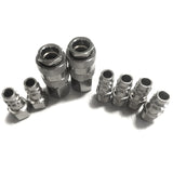 8Pcs European Style 1/4inch NPT Quick Coupling Male and Female Set Quick Connector Kit Quick Coupler Air Hose Pneumatic Fitting