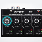 Audio Interface for Recording, Streaming and Podcasting With Dual RCA Inputs Eight Outputs AC12V 300MA Powered-US PLUG