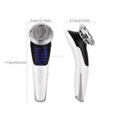 EMS Facial Massager LED light therapy Sonic Vibration Wrinkle Removal Skin Tightening Hot Cool Treatment Skin Care Beauty Device
