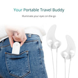 Electric Microcurrent RF Eye Mask Mini Patch Hydrogel EMS Massage Device Reduce Wrinkles Puffiness Dark Circles Eye Bags Tools
