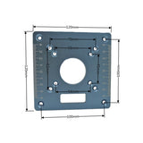Aluminium Router Table Insert Plate Woodworking Benches Wood Router Trimmer Models Engraving Machine For Universal Makita