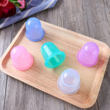 ROSENICE 5pcs Silicone Body Cupping Therapy Pain Relief Tight Muscles Cupping Cup