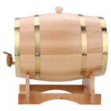 10L Vintage Wood Oak Timber Wine Barrel Dispenser for Whiskey Bourbon Tequila growler Beer Brewing Home Brewing