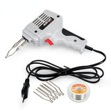 100W EU Plug Automatic Electric Soldering Iron Tin Gun Lighting Quick Heating Rework Station Solder Wire Welding Repair Tool