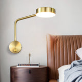 Morden Led wall light Indoor Golden Decor wall lamp 9W with switch  for home bedroom Bedside Living room Aisle sconces Luminaire