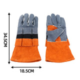 Outdoor Camping Barbecue Anti-Burn Long Glove Barbecue Baking Gloves Kitchen Cooking Grill Long Sleeve Gloves DTJH