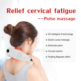 Electric Neck Massage Cervical Pain Relief Infrared Magnetic Therapy Acupoints Pulse Shoulder Body Neck Massager massageador