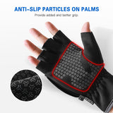 Fingerless Gloves with Flip Covers Winter Warm Flip Gloves for Fishing Cycling Camping Hiking Skiing Fishing goods