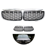 Car Kidney Mesh Grille Grill for  E90 320i 323i 325i 328i 330i 2005-2008