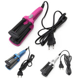 Mini Ceramic Hair Crimper Curler Curling Iron Tong Waving Wand Roller Salon Drop Ship De3