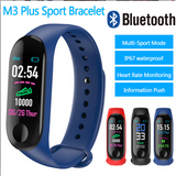 M3 Plus Smart Band Fitness Tracker Watch Sport Bracelet Heart Rate Blood Pressure Smartband Monitor Health Wristband Hot Sale