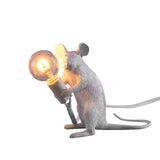 Mouse Desk Lamps Seletti Morden LED Bedside Table Lamp For Home Bedroom Decoration Art deco Rat Night Lights EU/AU/US/UK Plug