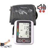 Automatic Digital Upper Arm Blood Pressure Monitor LCD & Cuff Medical Measuring BP & Pulse Rate Blood Pressure Monitors for Home