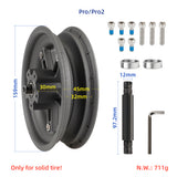 8.5 Inch Electric Scooter Split Wheel Hub Aluminum Alloy Rear Wheel Rims Solid Tire Modification Accessories for Xiaomi PRO/PRO2