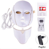 7 Colors LED Facial Mask Led Photon Therapy Face Mask Machine Light Therapy Acne Mask Neck Beauty Led Mask Skin Care Tool