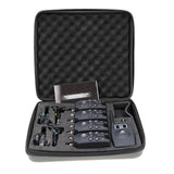 Wireless LED Fishing Bite Alarms Set Fishing Alarm Kit Indicator Alert Bell Receiver Fishing Tackle with Zippered Box