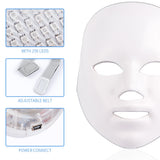 7 Colors Beauty Photon LED Facial Mask Therapy Anti Acne Whitening Wrinkle Removal Phototherapy Face Care Beauty Device