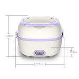 2020 New MINI Rice Cooker Thermal Heating Electric Lunch Box 2 Layers Portable Food Steamer Cooking Container Meal Lunchbox Warm