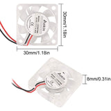 Raspberry PI Fan, Active Cooling Fan for Customized Acrylic Case / 5V plug-in and play Support raspberry pi model B Plus