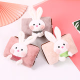 The New Double-insert Charging Hot Water Bottle Warm Waist Warm Hand Treasure Cartoon Cute Warm Water Bag Cute Rabbit Warm Baby