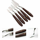 5pcs Palette Oil Mix Pigment Texture Spatula Drawer watercolor Student for color mixing unfolding acrylic paint cake icing