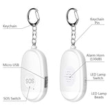 Safe Sound Personal Alarm 4 Pack, 130DB Personal Security Alarm With LED Lights For Women, Girls, Children, Elder