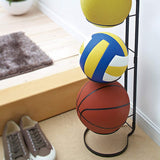 Home Frame Ball Stand - Storage Equipment Organizer Sports Rack Suitable For Basketball And Football