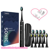 YUNCHI Sonic Electric Toothbrush Rechargeable Ultrasonic Tooth Brush 5 Brushing Modes Smart Timer 40000 Times/Min for Adult