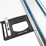 90 Degree Angle Stop for Festool and Makita Rails Track Saw,Square Guide Rail Clamp Woodworking Aluminum Right Angle Guide Plate