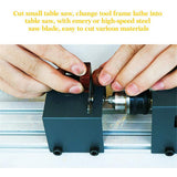 Mini Tower Machine Wood Lathe DIY Woodworking Miniature Buddha Pearl Lathe Grinding Polishing Beads Wood Work Drill Rotary Tool