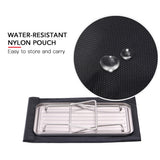Portable Outdoor Folding Camping Grill Titanium BBQ Grill Grate Ultralight Mini Table for Camping Hiking Picnic Barbecue