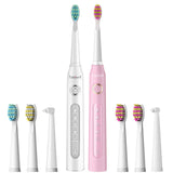 Fairywill Electric Sonic Toothbrush FW-507 USB Charge Waterproof Rechargeable Electronic Tooth 8 Brushes Replacement Heads Adult