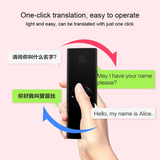 Real Time Intelligent Two-Way Instant Voice Translator simultaneo 40 Language Travel Business Speech Smart Translation