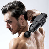 3200rpm High Frequency Massage Gun LCD Muscle Relax Body Relaxation Electric Massager With Portable Box 6 Speed For Fitness