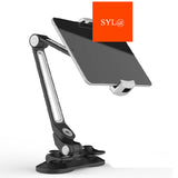 Universal Tablet Car Holder Aluminum Alloy Arm Ergonomic 360 Degree Rotatable Double Sucker Lazy People Stand for iPad iPhone