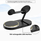 New  5 in 1 Wireless Charger For IPhone 14 13 and Apple Watch Fast Charging Station Stand for Airpods Pro iWatch 7 6 Samsung