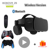 Bobo VR Bobovr Z6 Bluetooth 3 D Casque Viar 3D Glasses Virtual Reality Headset Helmet Goggles Lenses Video for Phone Smartphone