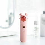 18ml Mini Spray Mist Facial Moisturizing Cleansing Steamer Skin Care Spa Beauty Tool Ultrasonic Humidifier Portable USB Power