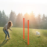 Dog Agility Equipment Set,Direction Training, Tunnel, Jump Ring, Jump Pole,Weave Pole, Pet Obstacle Course Training Equipment