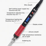 CXG DES electric soldering iron Constant temperature adjustable German digital display repair soldering pen welding tools 130W