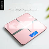 Electronic Scale USB Charging Household Electronic Body Weight Scale Bathroom Weight Loss Scale Precision Temperature Scale