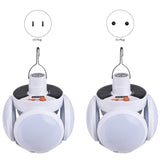 Solar Rechargeable Light LED Power Failure Emergency Bulb Light Rechargeable Folding Tent Light For Garden Tents