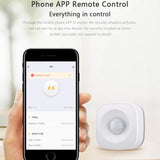 Tuya ZigBee PIR Motion Sensor Wireless Infrared Detector Alexa Voice Announcement Drop In Notification Alarm Sensor via Tuya APP