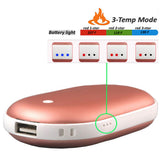 USB Winter Hand Warmer Heater Cobblestone Charging Treasure Rechargeable Double-Sided Handy Warmer Mini Pocket Warmer Heater
