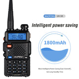 2pcs Real 8W Baofeng UV-5R Walkie Talkie UV 5R High Power Amateur Ham CB Radio Station UV5R Dual Band Transceiver 10KM Intercom
