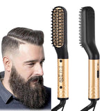 Multifunctional Hair Straightener Brush Professional Hair Comb Brush Beard Straightener Electric Comb Straightener Hair Comb