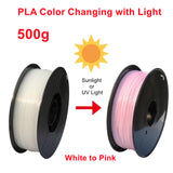 1.75mm 3D Printer Filament PLA Series Special Effect 1Kg 500g 250g with Spool Plastic Filaments Wood / Shinning / Rainbow PLA